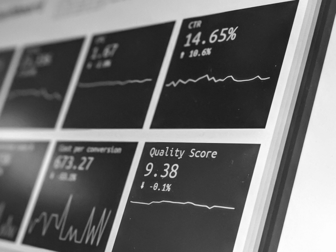 Infographic displaying key strategic business statistics
